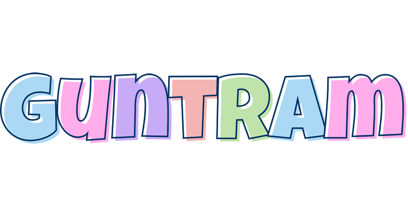 Guntram pastel logo