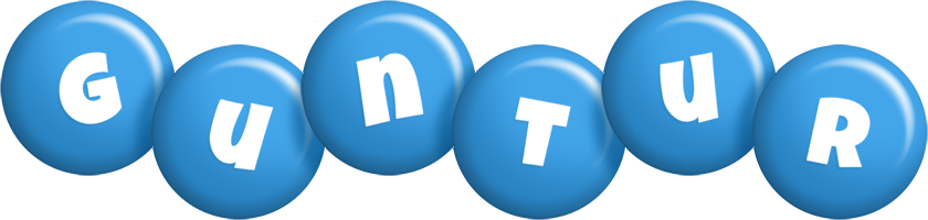 Guntur candy-blue logo