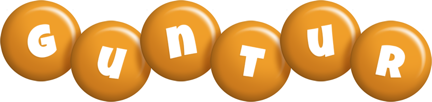 Guntur candy-orange logo