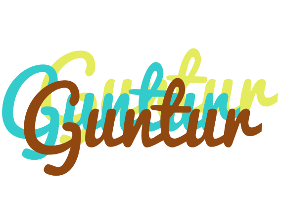 Guntur cupcake logo