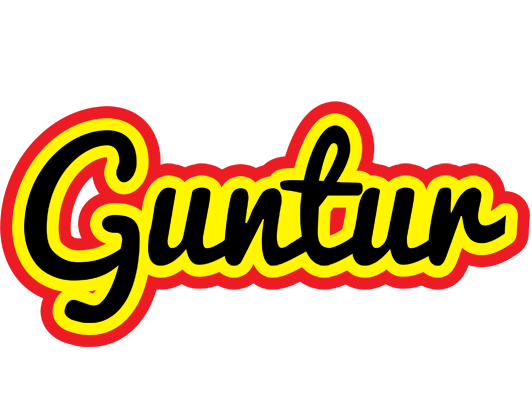 Guntur flaming logo