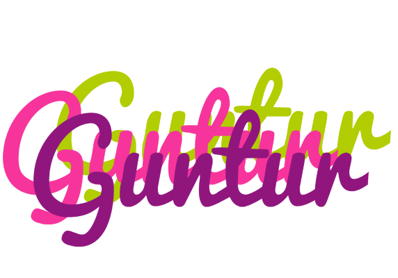 Guntur flowers logo
