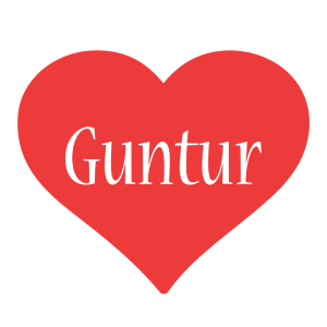 Guntur love logo