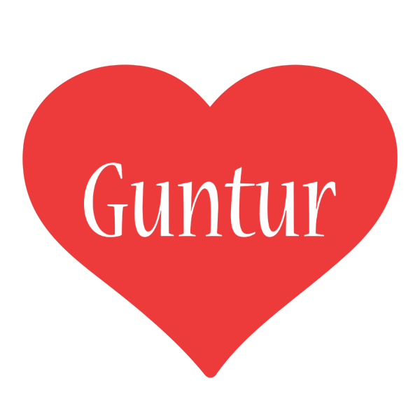 Guntur love logo