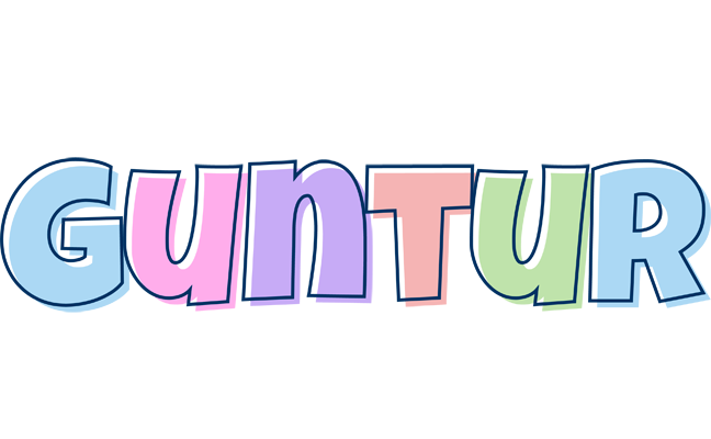 Guntur pastel logo