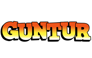 Guntur sunset logo