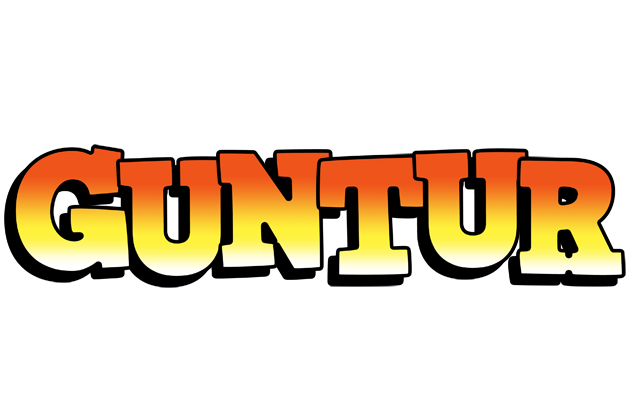 Guntur sunset logo