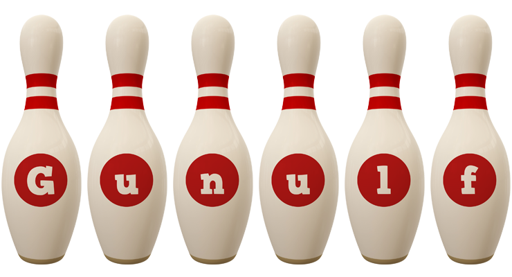 Gunulf bowling-pin logo