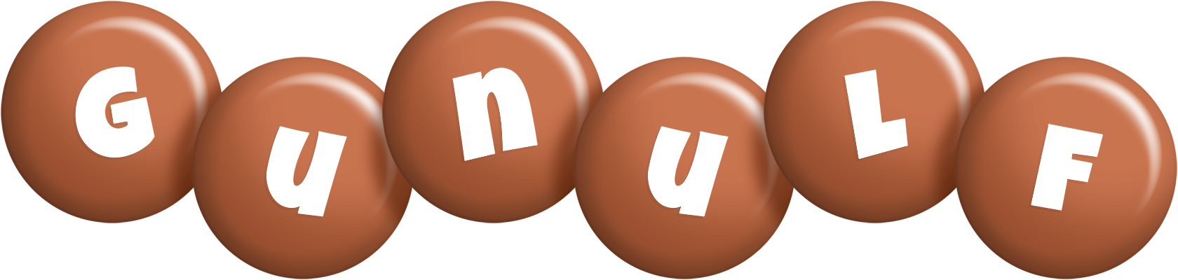 Gunulf candy-brown logo