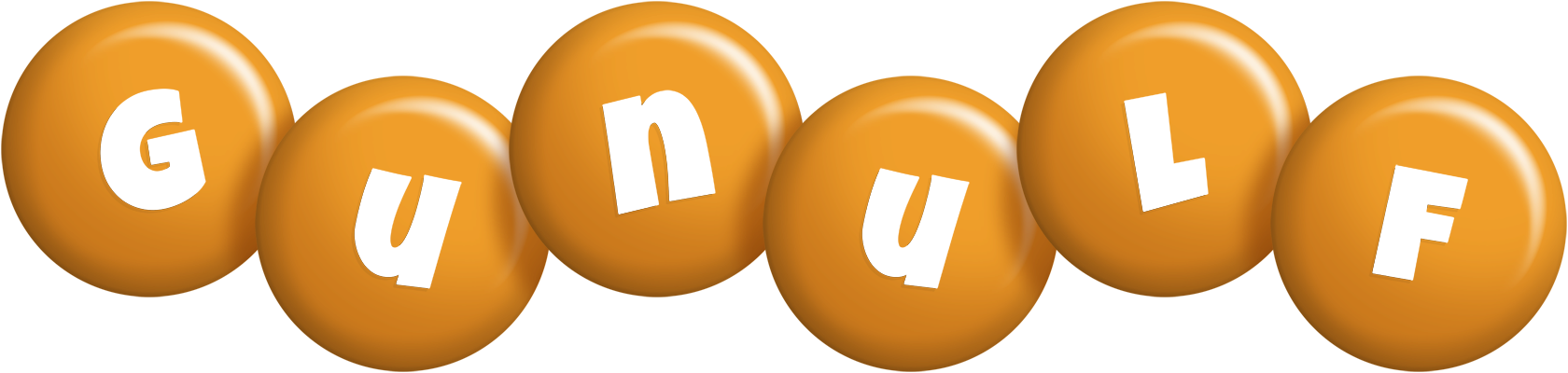 Gunulf candy-orange logo