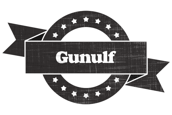 Gunulf grunge logo
