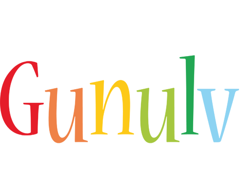 Gunulv birthday logo