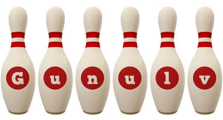 Gunulv bowling-pin logo