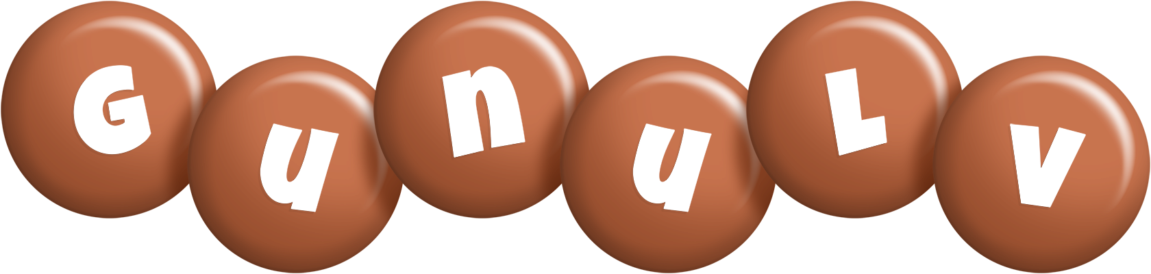 Gunulv candy-brown logo