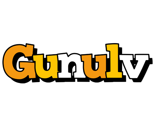 Gunulv cartoon logo