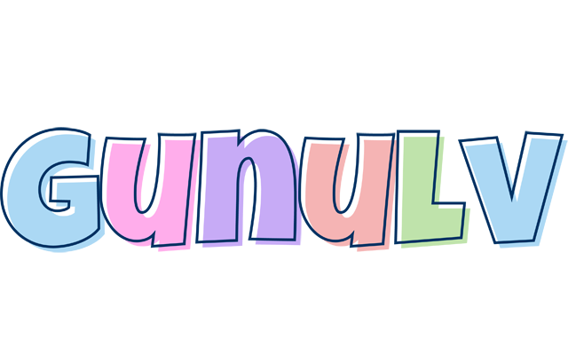 Gunulv pastel logo