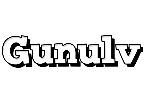 Gunulv snowing logo