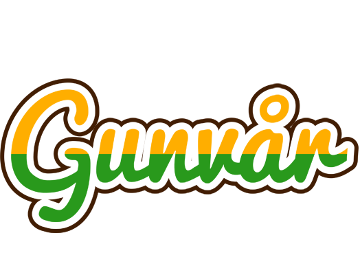 Gunvår banana logo
