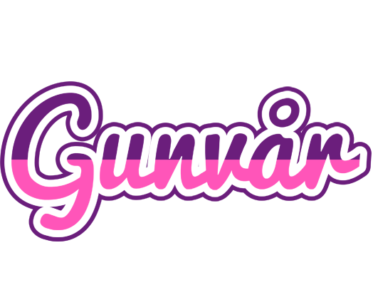 Gunvår cheerful logo
