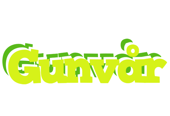 Gunvår citrus logo