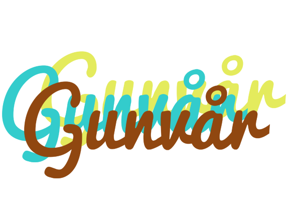 Gunvår cupcake logo