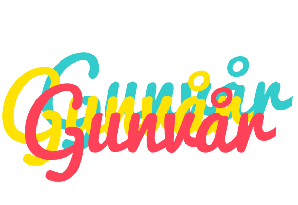 Gunvår disco logo