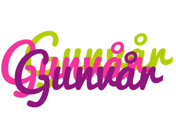 Gunvår flowers logo