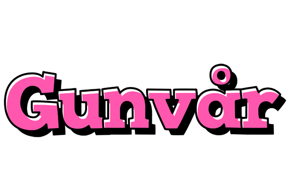 Gunvår girlish logo