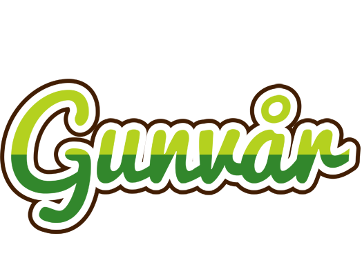 Gunvår golfing logo