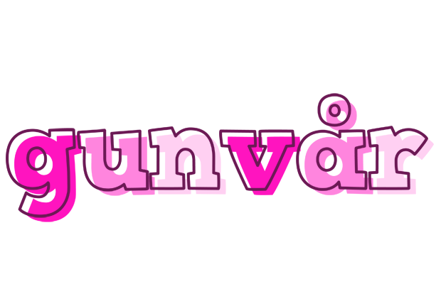 Gunvår hello logo