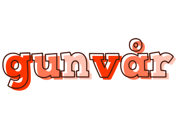 Gunvår paint logo