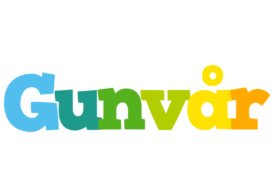 Gunvår rainbows logo