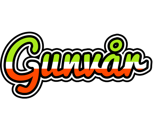 Gunvår superfun logo