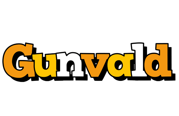 Gunvald cartoon logo