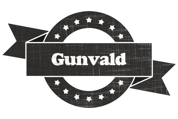 Gunvald grunge logo
