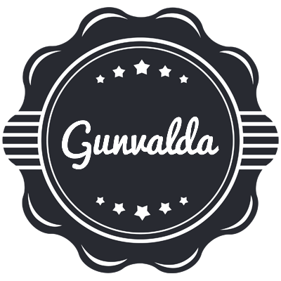 Gunvalda badge logo