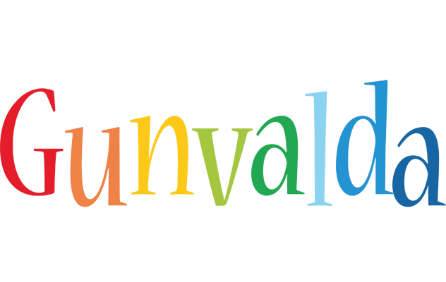 Gunvalda birthday logo