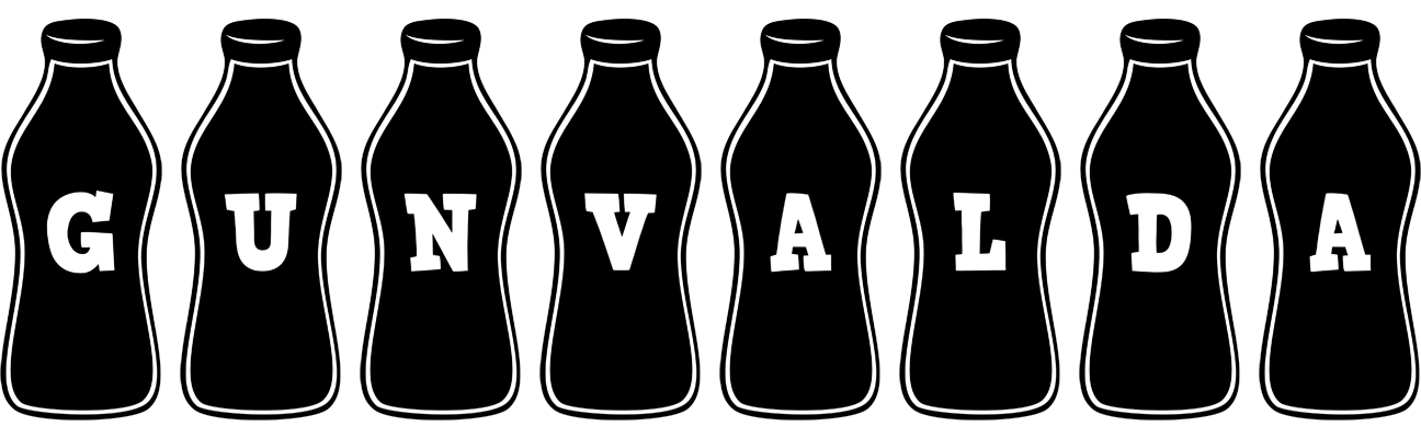 Gunvalda bottle logo