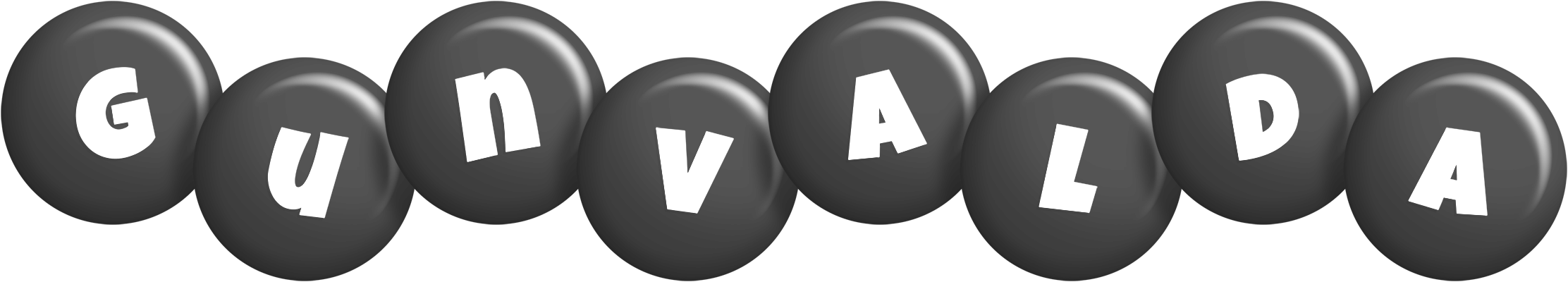 Gunvalda candy-black logo