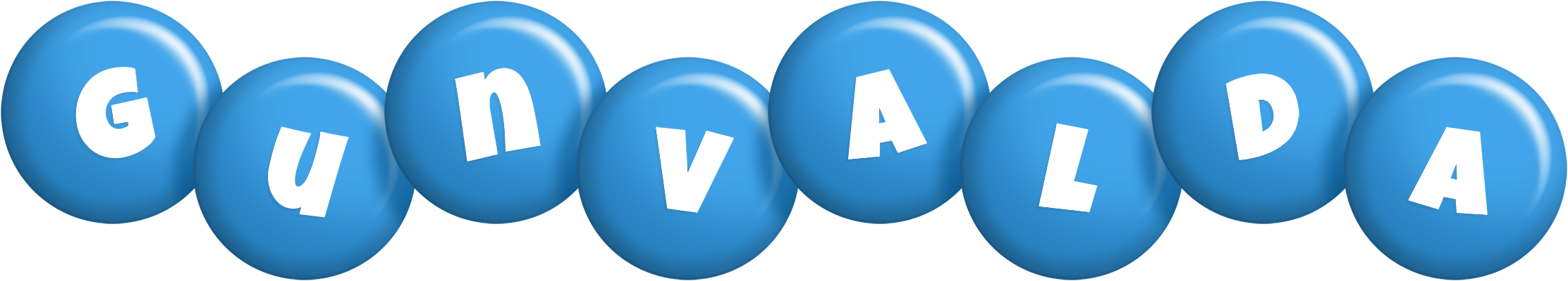 Gunvalda candy-blue logo