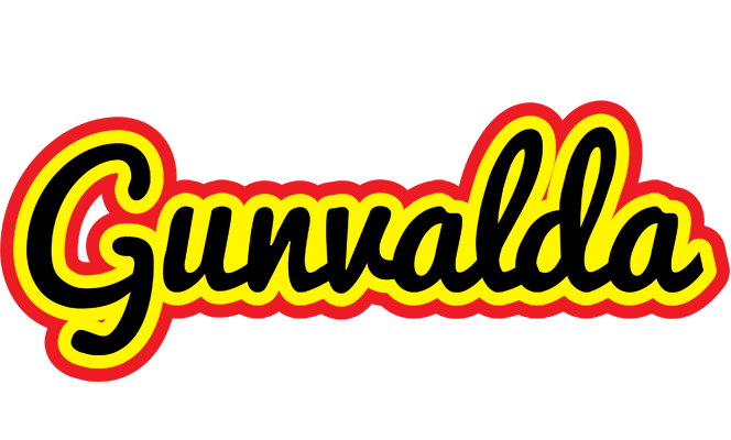Gunvalda flaming logo