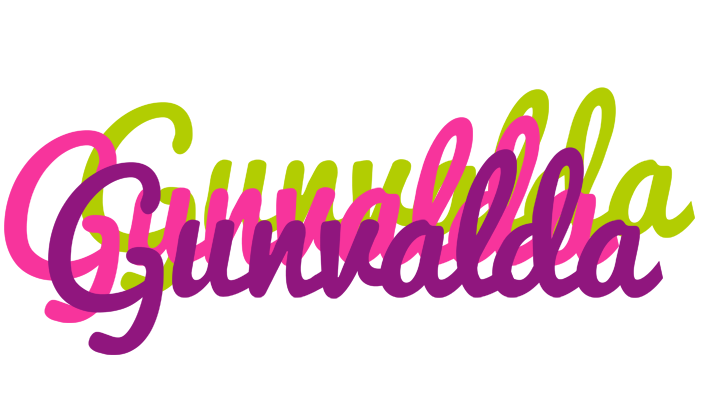 Gunvalda flowers logo