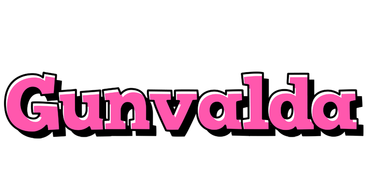 Gunvalda girlish logo