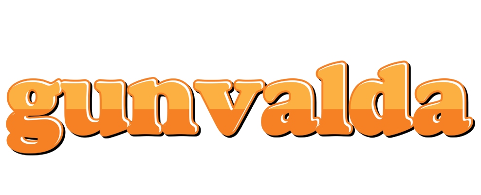 Gunvalda orange logo