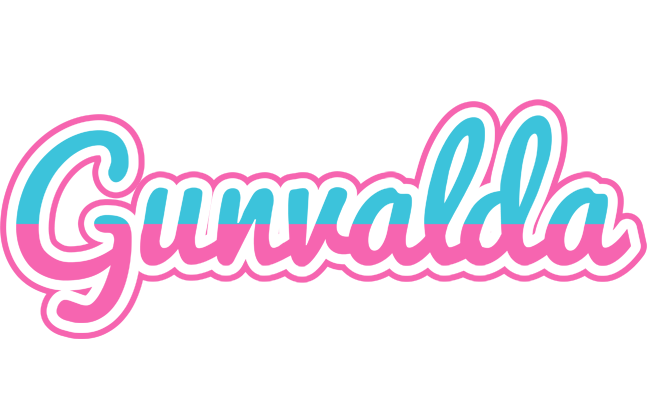 Gunvalda woman logo