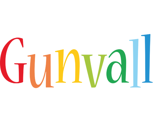 Gunvall birthday logo