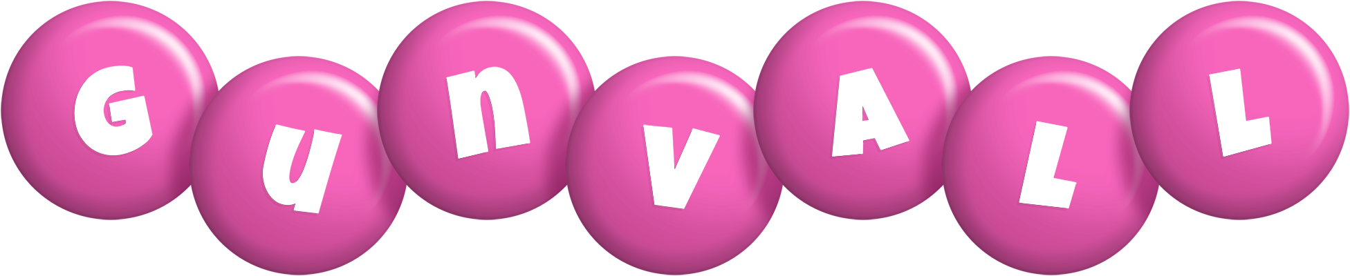 Gunvall candy-pink logo