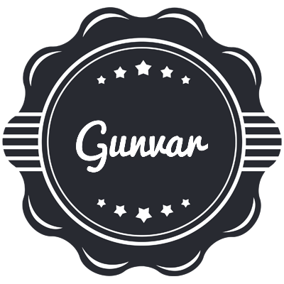 Gunvar badge logo