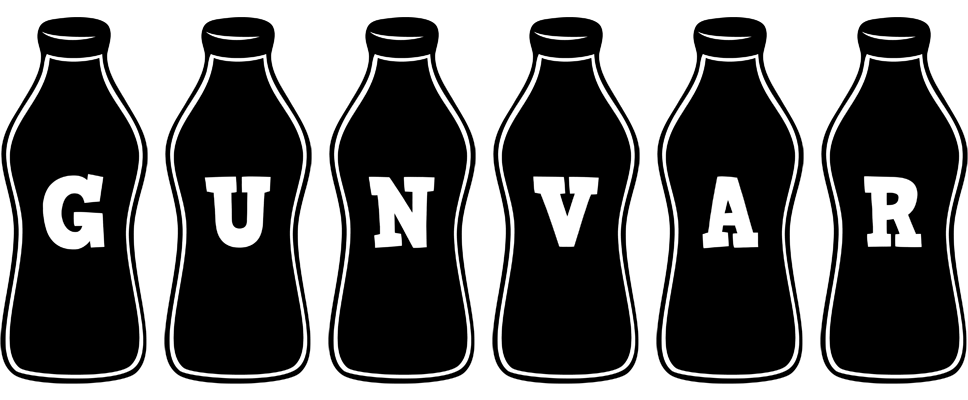 Gunvar bottle logo