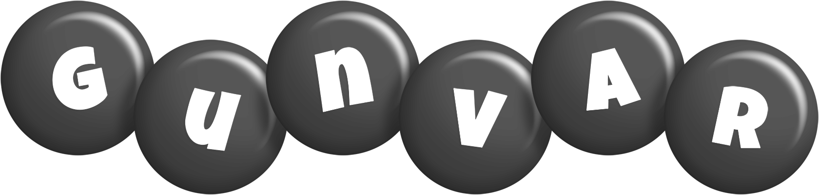 Gunvar candy-black logo
